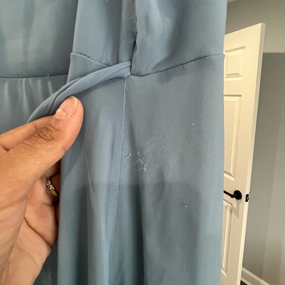 Birdy Grey Cindy Dress Chiffon Dusty Blue - Medium - Picture 7 of 10